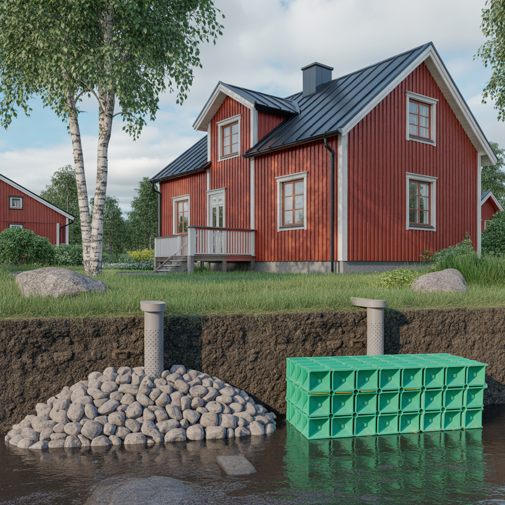 stenkista eller dagvattenkassett kostnad och kapacitet