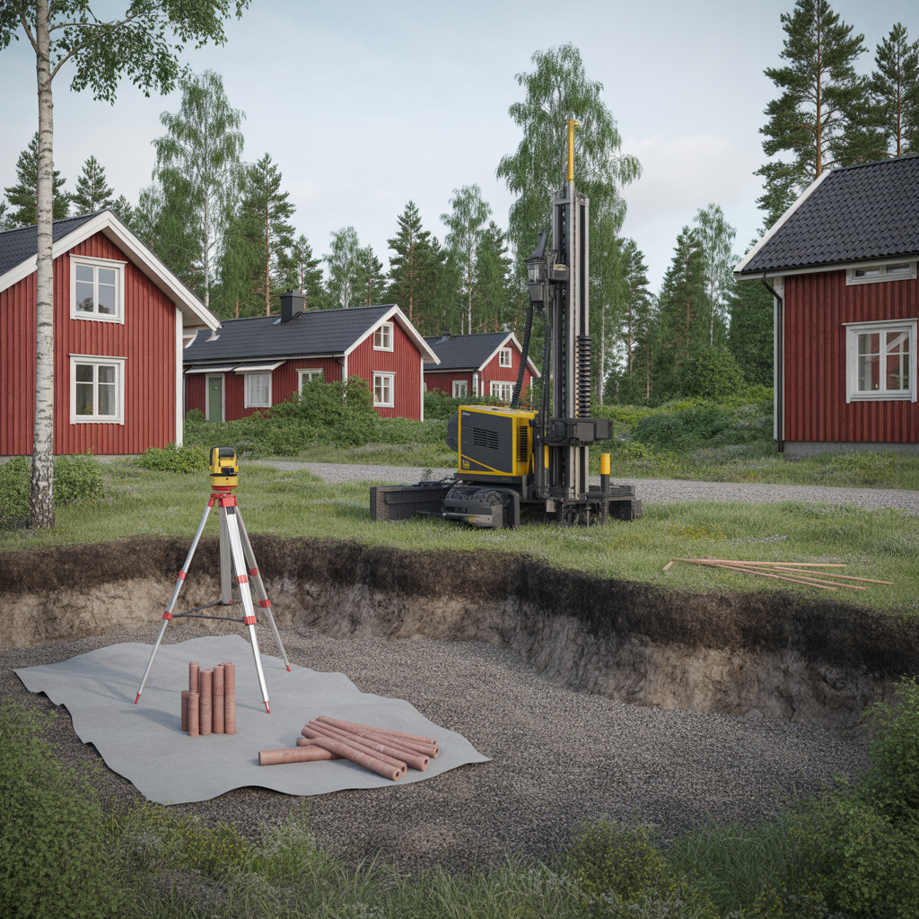 geoteknisk undersokning for villatomt metoder och kostnad