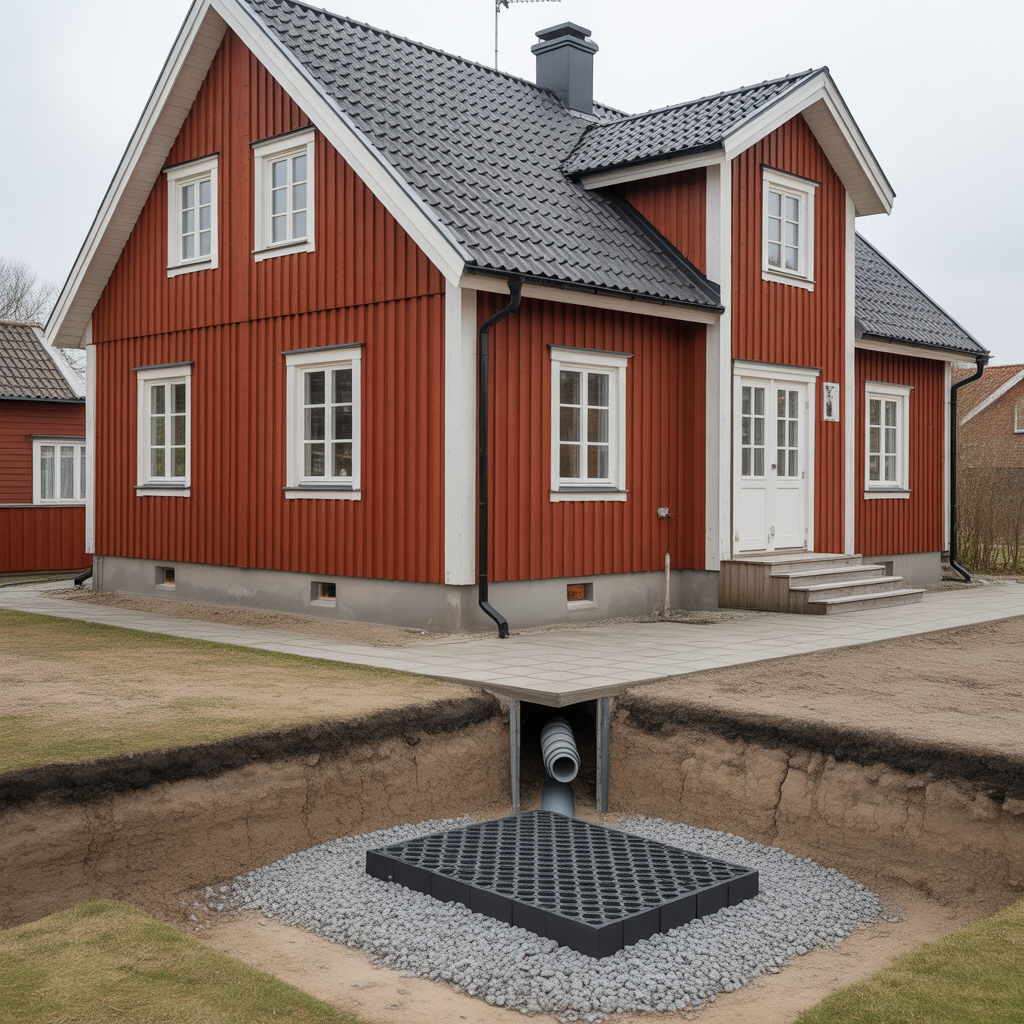 sattningar i mark runt huset felsokning och atgarder