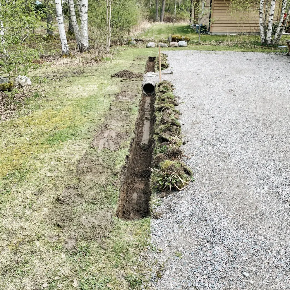 markavvattning dikning dikesrensning hassleholm skane